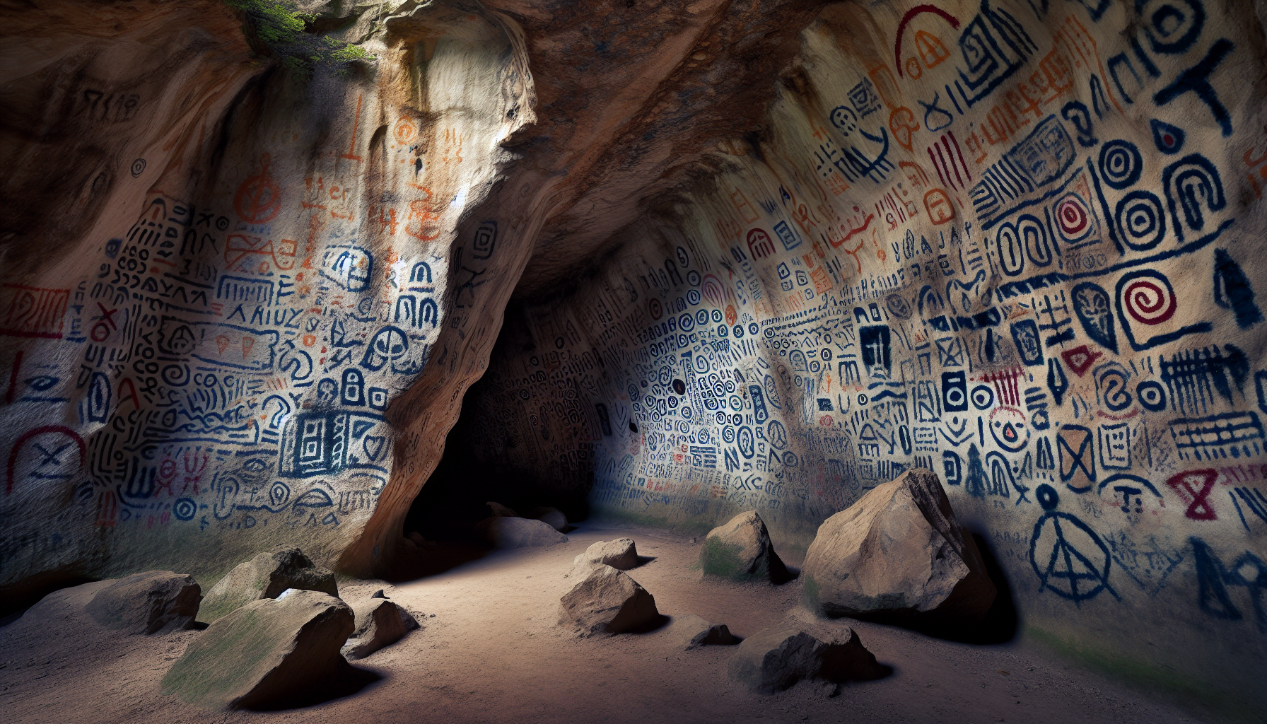 Cave with ancient markings turns out to have actually been created by 14 year old kids