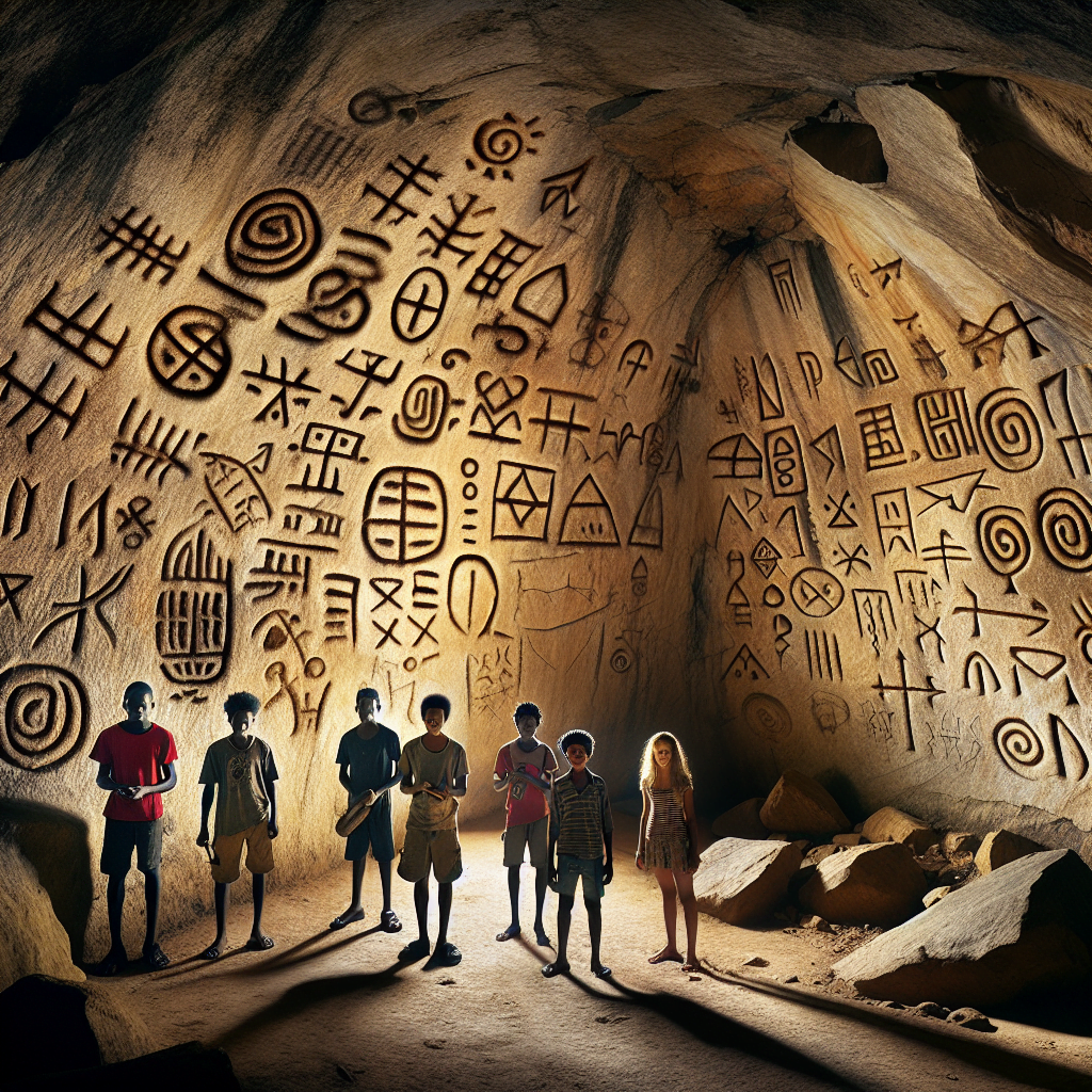 Cave with ancient markings turns out to have actually been created by 14 year old kids